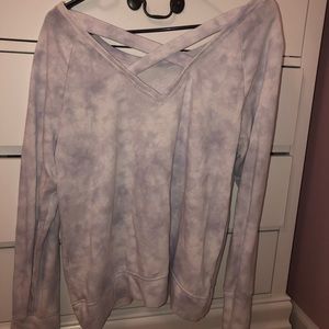 Really cute marbled long sleeve shirt